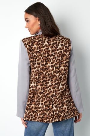 Blazer panther print back print h5 Picture9